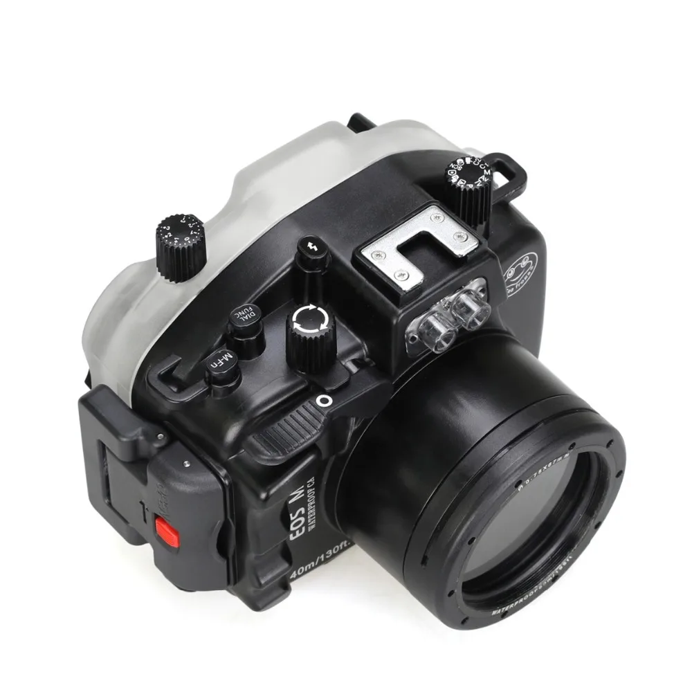 Корпус для подводной камеры Meikon 40 м/130 футов объектива Canon EOS M5 18 55 мм|Сумки