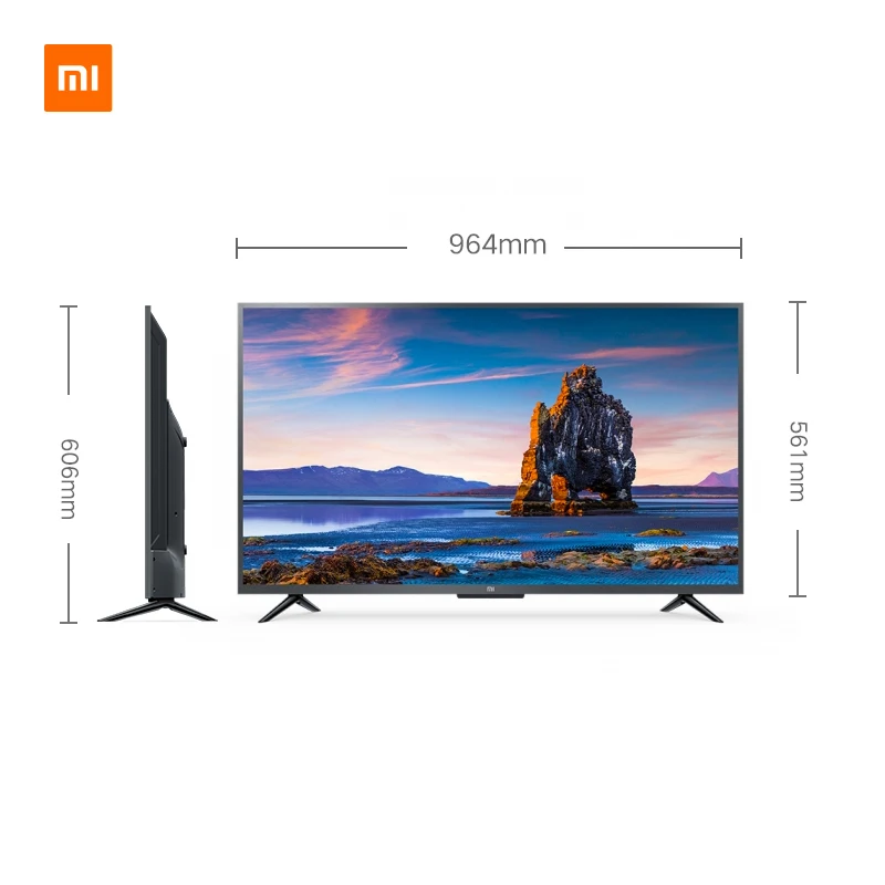 Xiaomi Smart 4S 43 дюйма 3840*2160 FHD Full 4K HDR экран ТВ комплект Wi-Fi 1 Гб + 8 хранилище игровой