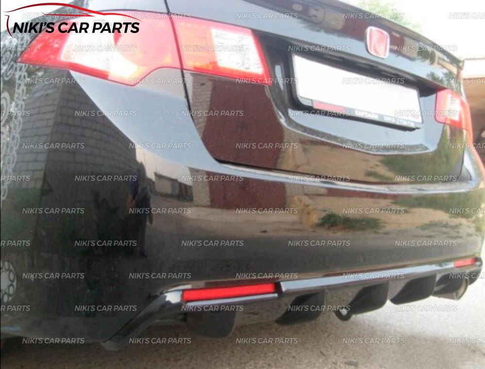 Чехол-диффузор для Honda Accord VII 2008-2012 заднего бампера ABS пластиковый комплект кузова аэродинамическая накладка украшение автомобиля Стайлинг тюнинг
