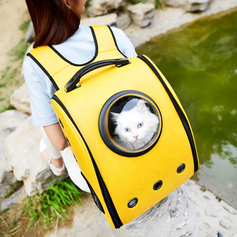Портативный собак Pet Carrier Путешествий Capsule дышащая сумка Открытый Рюкзак|portable pet|cat