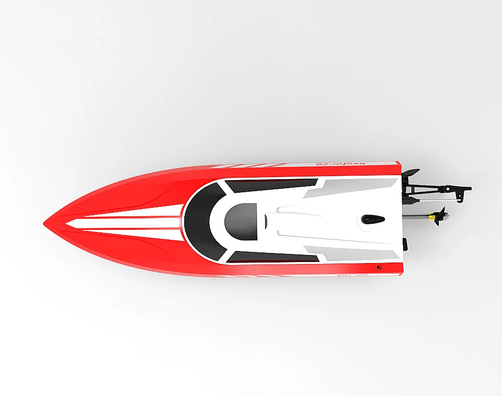 RED Volantex Vector 28 2,4 GHz Радиоуправление быстрая скоростная лодка-RTR - Цвет: RED