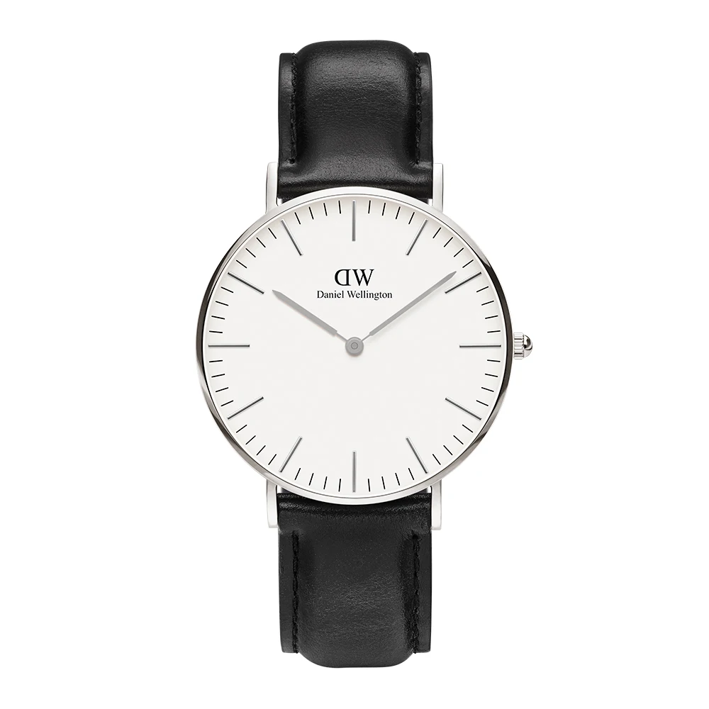 Наручные часы Daniel Wellington Classic Sheffield 36 мм S White + часовой ремешок Cornwall для часов