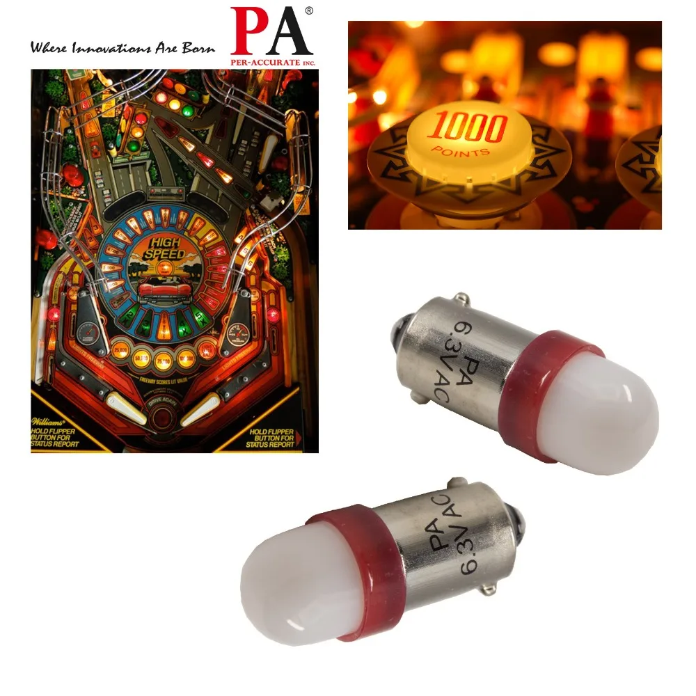 PA светодиодный 50 шт. x #1893 #44 #47 #1847 BA9S 2SMD 2835 Светодиодный светильник для приборной
