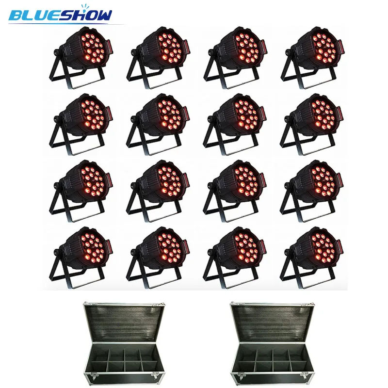 Без налога 2 F светильник чехол 16x светодиодный для помещений Zoom 18x10w Rgbw 4in1 Par 18x12w RGBWA