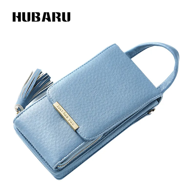 HUBARU Women Wallets Black Color Zipper Chains Wallet Female Fashion PU Leather Clutch Clamp Standard Slim Design Coin Purse | Багаж и