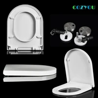 uf ceramic texture toilet seat u shape urea formaldehyde material slow closed one click removal cozyou gbf17253su