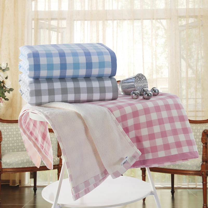 Homesoft Текстиль 100% хлопок супер мягкие плед полотенце пляжное 90x160 см|plaid bath towels|bath towelbeach towel |