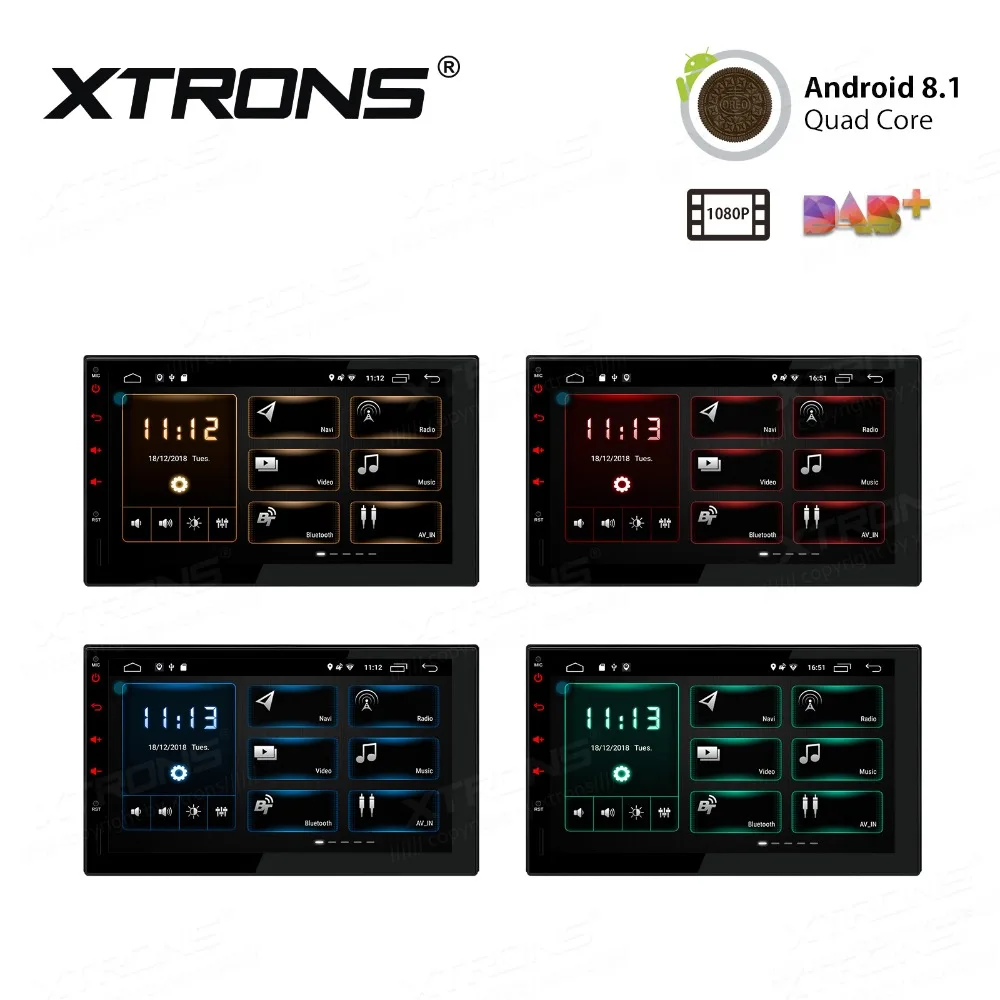 XTRONS Универсальный 7 &quotголовное устройство Android 8 1 Автомобильный мультимедийный