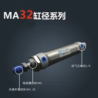 ma32x100 s ca free shipping pneumatic stainless air cylinder 32mm bore 100mm stroke 32100 double action mini round cylinders
