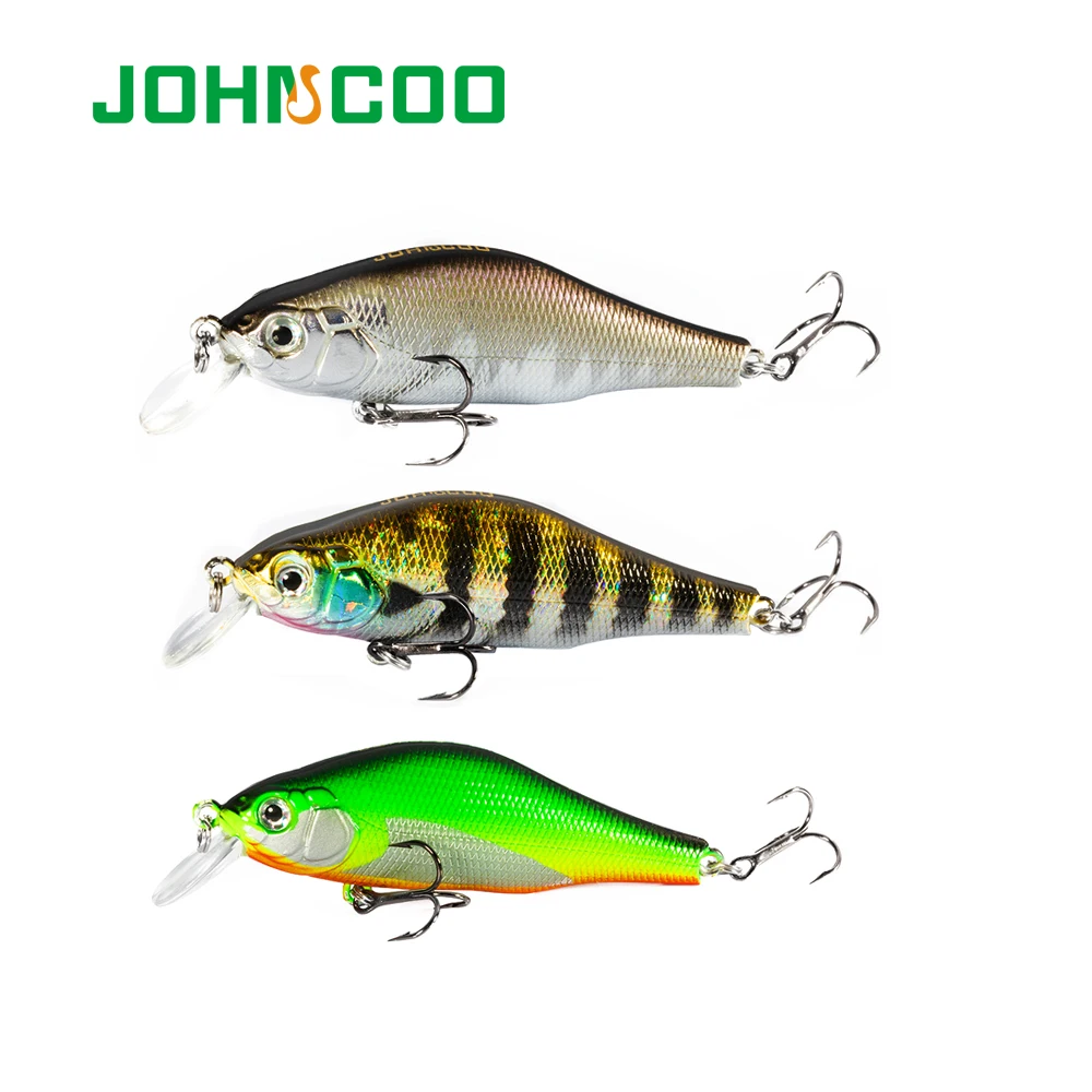 

JOHNCOO жесткая приманка, гольян, приманка для ловли окуня, воблер, приманка для рыбы