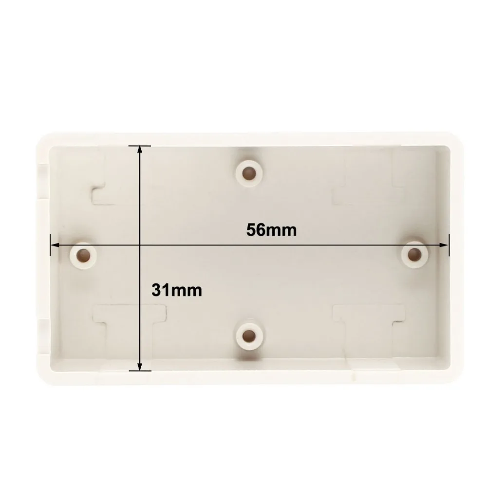 Uxcell 61x36x25 мм/100x60x25 мм размер электронный ABS пластик DIY Распределительная коробка корпус Чехол Белый для измерительного устройства 1 шт