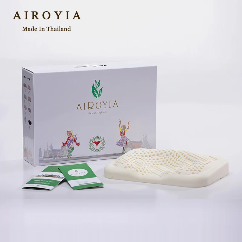 AIROYIA Thailand подушка для младенцев из латекса с фиксированной головкой натурального