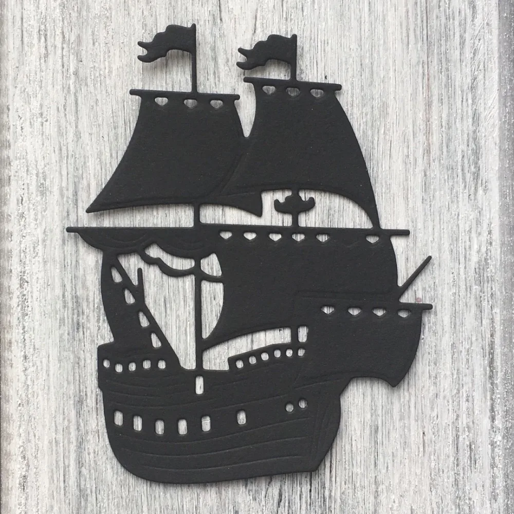 ArtScrap пиратский корабль для мужчин металлические Вырубные штампы Скрапбукинг