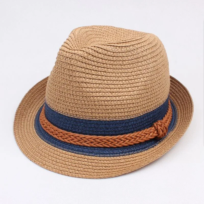 

Seioum 2017 fashion new design high quality handmade straw hat Jazz cap parent child TreeHat Formal summer sun hats beach hat