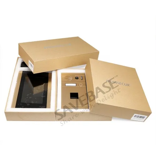 HOMSECUR 7 &quotПроводной Видеодомофон Система + Внутри-Монитор Аудио Домофон BC061-G BM715-G |