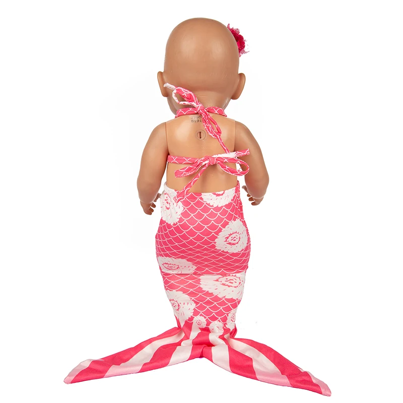 Born New Baby Doll Одежда подходит 17 дюймов 43 см кукла зеленый эльф одежда с крыльями Корона Русалка Пряжа юбка костюм аксессуары для ребенка подарок