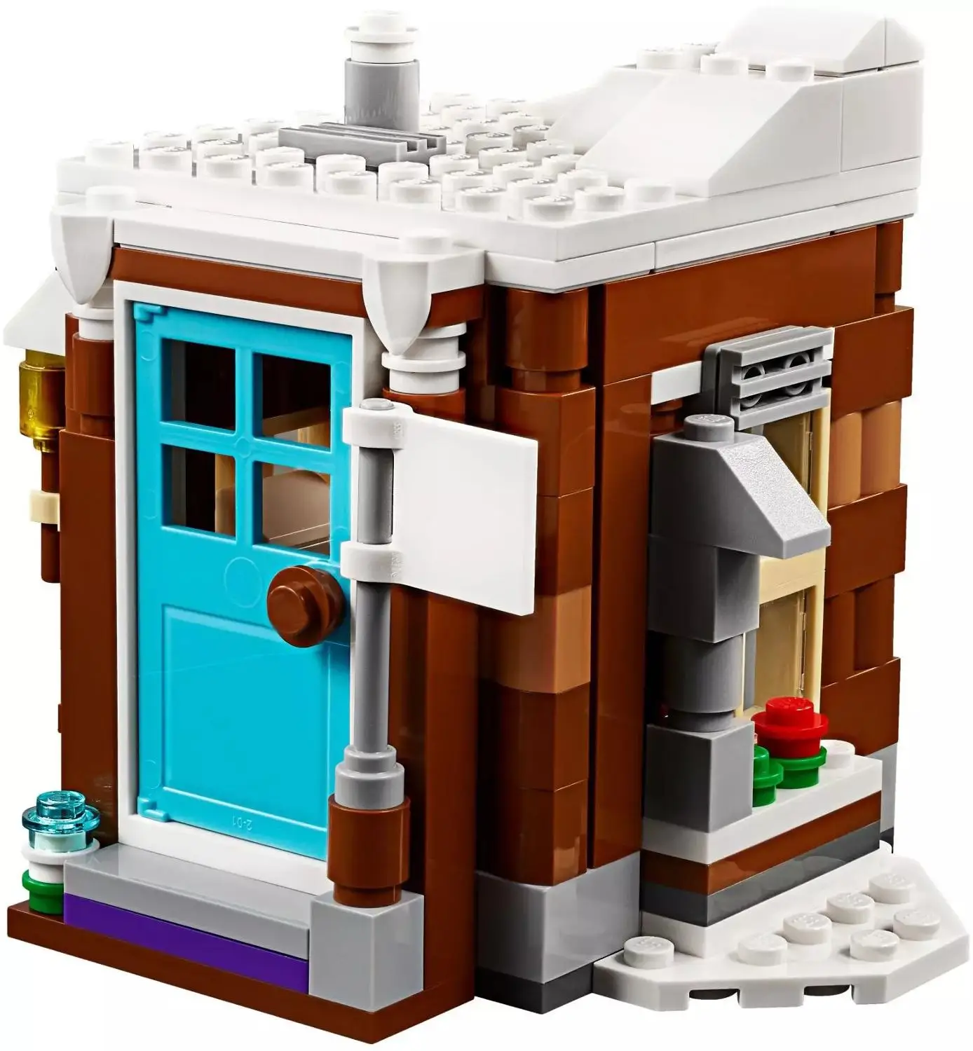 Legoings 3 в 1 модульный зимний комплект для отпуска модель строительных блоков 31080