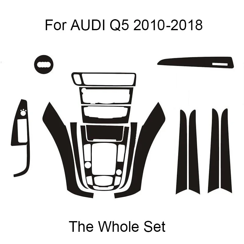 SUNFADA 3D 4D 5D виниловые наклейки из углеродного волокна для AUDI Q5 8R 2010-/FY2018 украшение интерьера автомобиля/обновление/защита