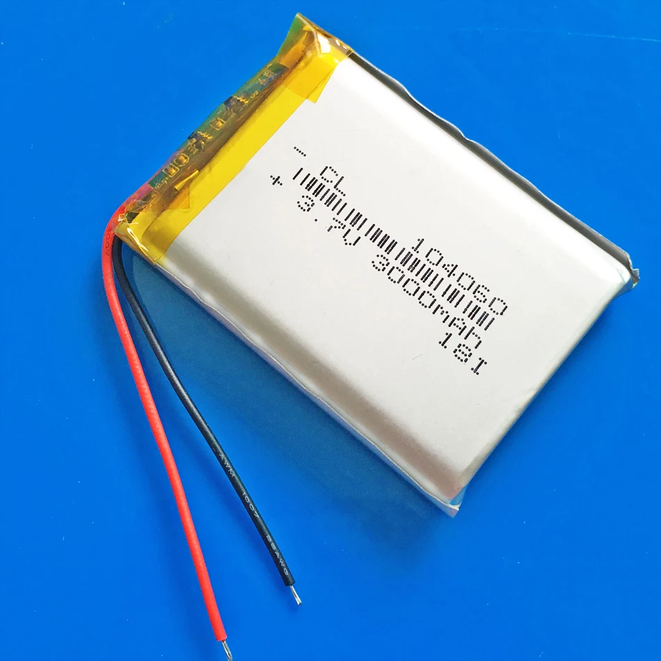 10 шт. 7 в 3000 мАч литий-полимерная аккумуляторная батарея для GPS DVD power bank Tablet PC PAD PDA