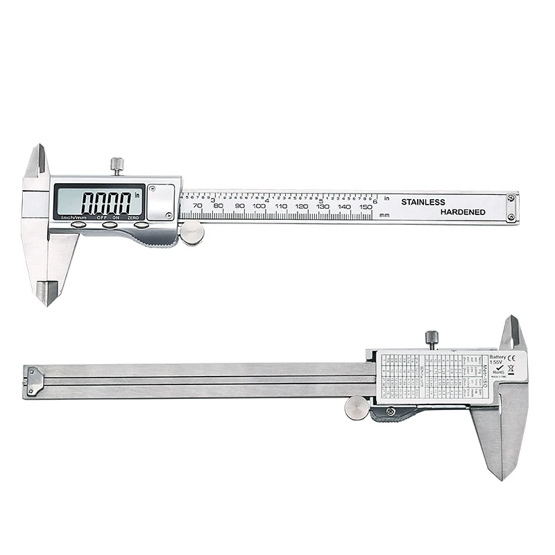 Цифровой штангенциркуль JIGONG 0 150 мм/6 &quot металлический корпус микрометр|vernier caliper