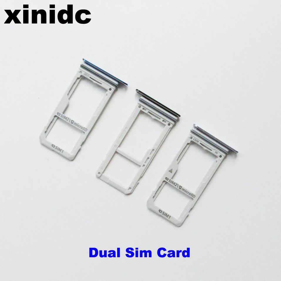 Xinidc 20 шт одиночный и двойной держатель для sim-карты для Samsung Galaxy Note 8 N950 N950FD держатель для sim-карты запасные части от AliExpress WW