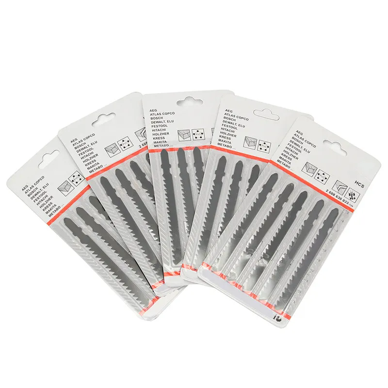 

Drillpro 25pcs T-shank Jig Saw Blade Set Metal Steel Jigsaw Blade Set Fitting For Plastic Woodworking Tools