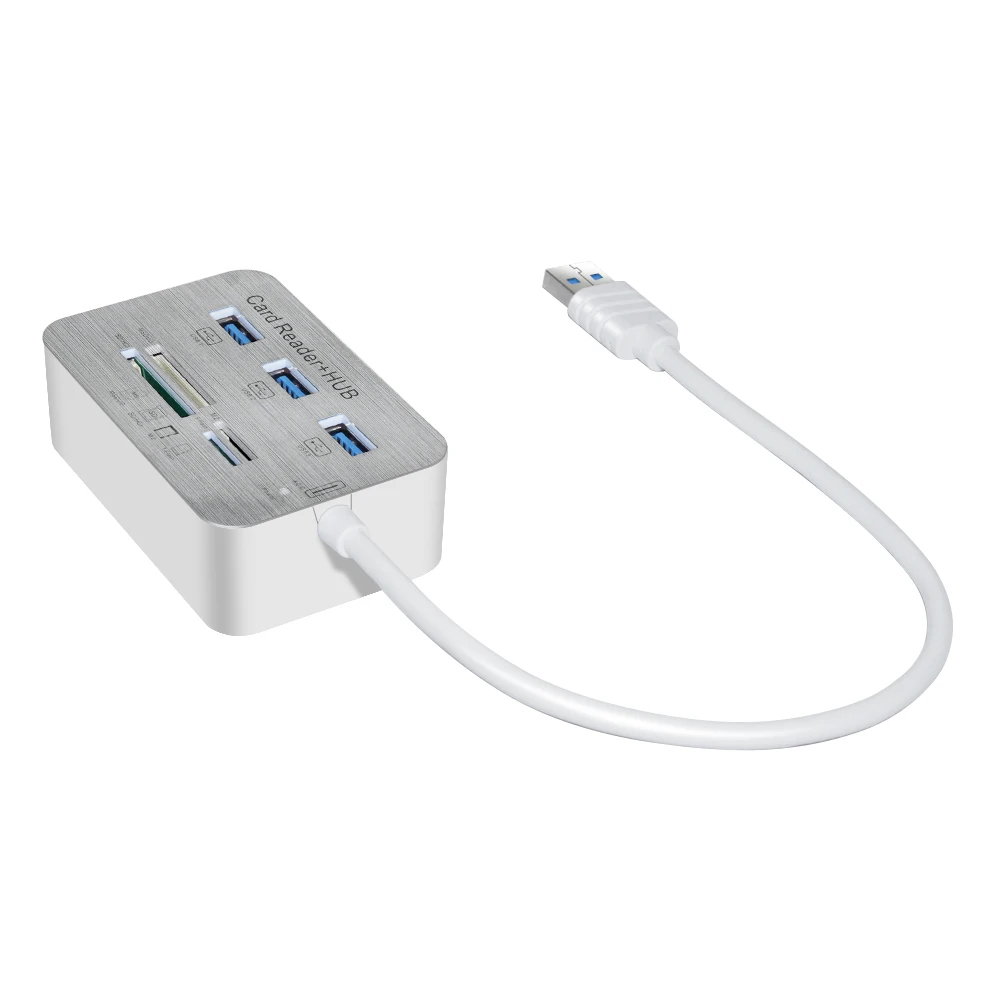 Разветвитель DeepFox USB 3 0 на порта Тип C хаб устройство для чтения SD/TF карт 5 Гбит/с