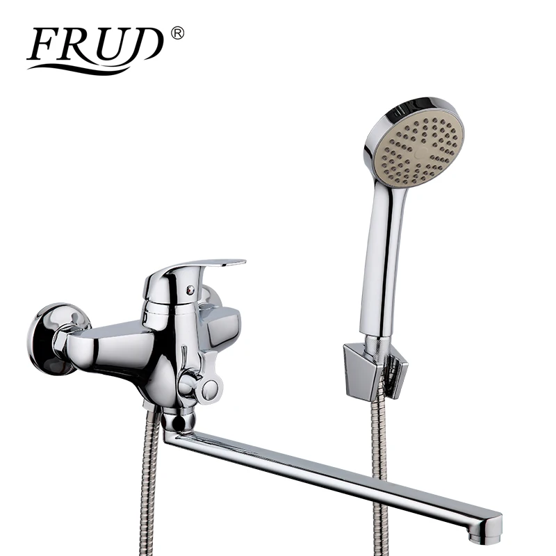 FRUD Новое поступление, комбинированный смеситель для ванной комнаты и смеситель для душа с одной ручкой, смеситель для холодной и горячей воды, R10303-2+ R22303