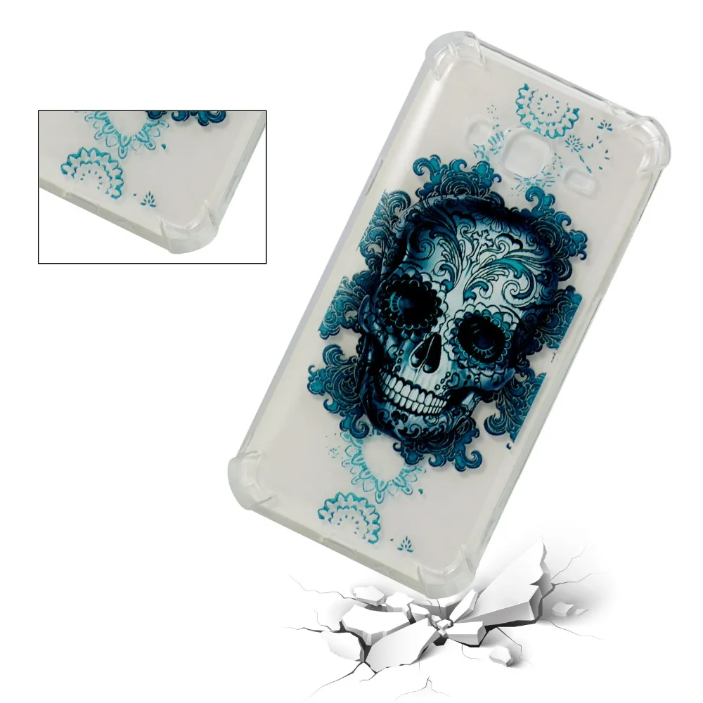 Missbuy Transparent Painting Phone Case For Samsung Galaxy J2 PRO 2018 J5 J7 2016 2017 Cover Silicone for J730 J530 J330 |