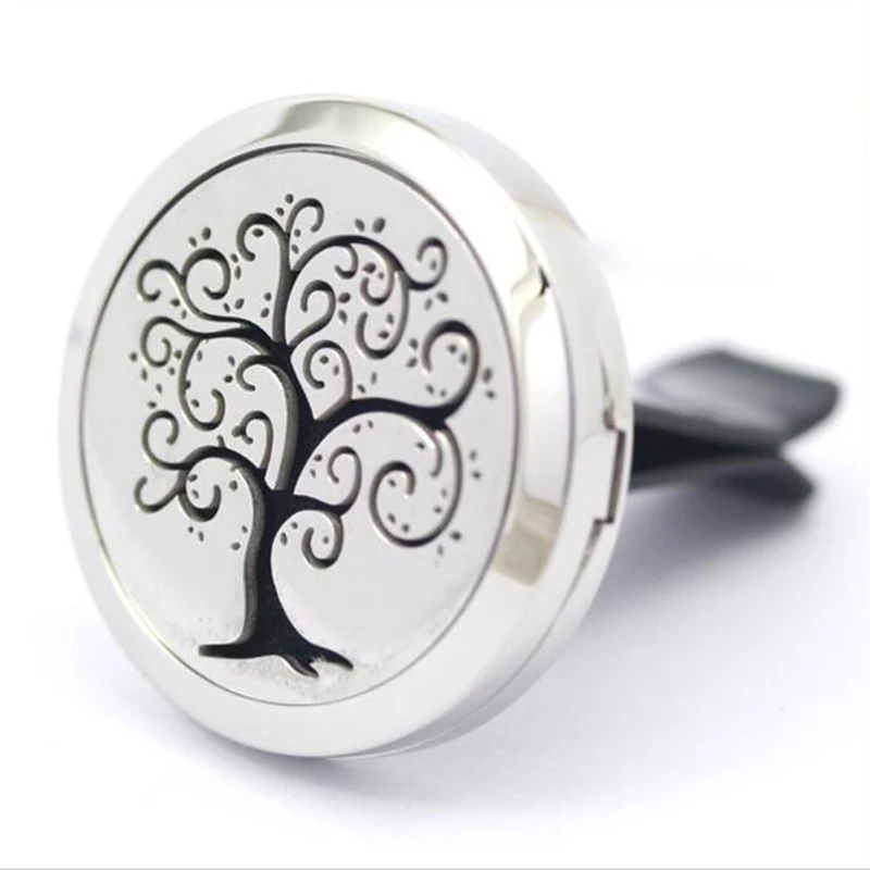 Автомобильный медальон из нержавеющей стали 30 мм|stainless steel tree|diffuser pendantpendant locket |
