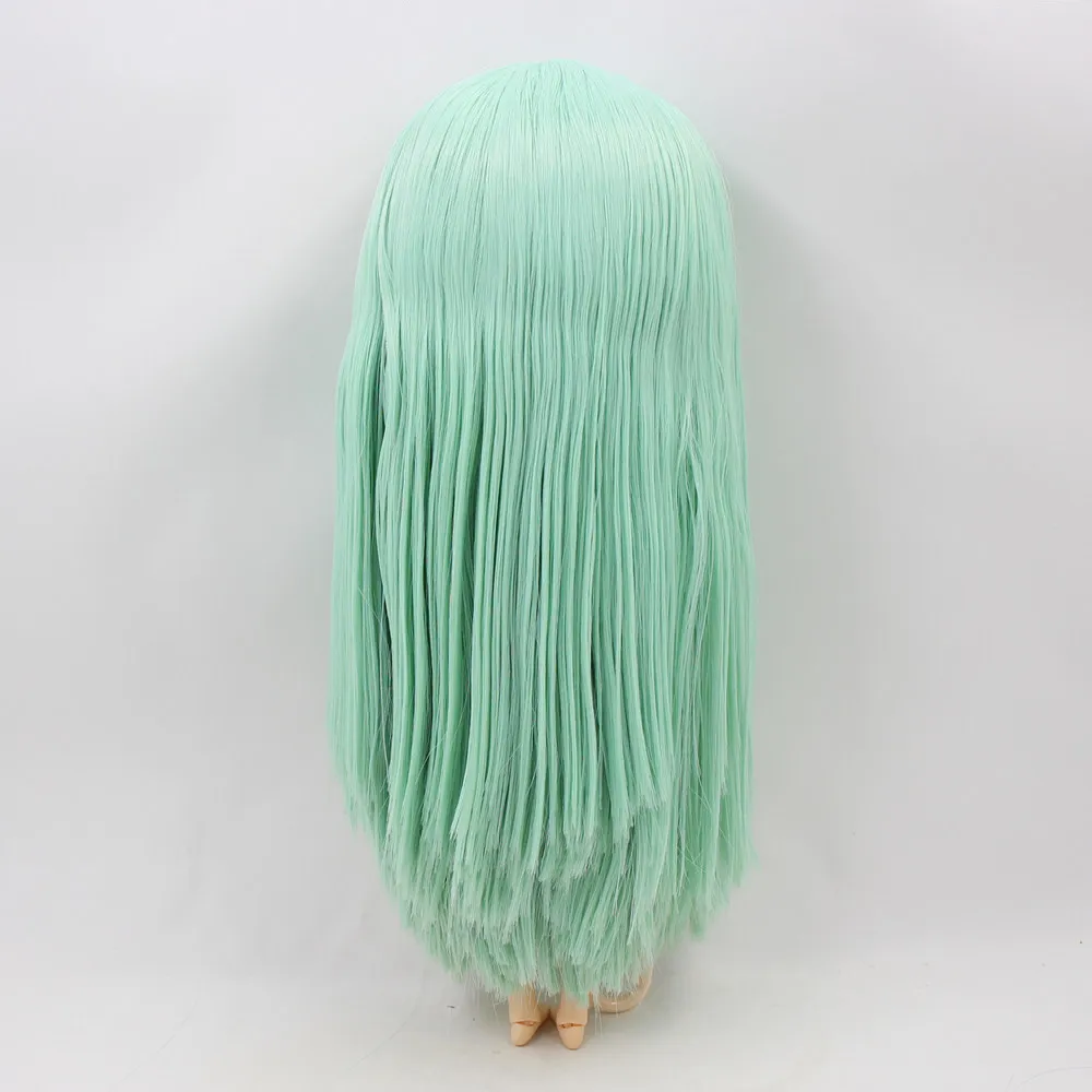 1319 RBL Scalp 1/6 Blyth кукольные парики, включая жесткий эндоконский купол с взрыва/без челки бахрома мягкие прямые волосы серии 1 - Цвет: 1319