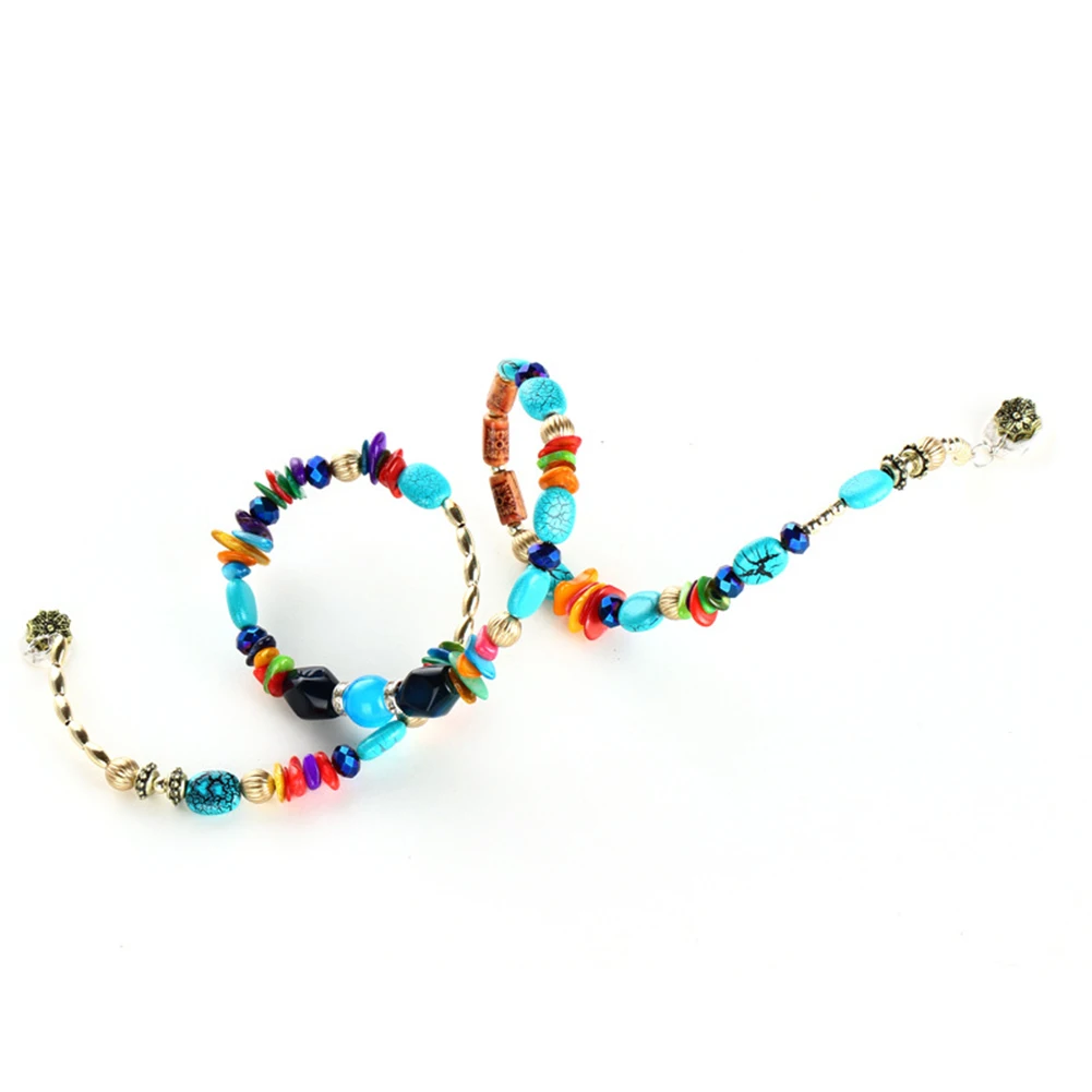 Новинка 2017 года женские этнические богемные Shell стеклянные бусины Многослойные