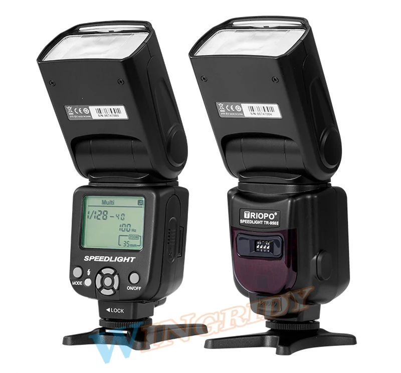 Triopo TR-950II вспышка светильник Speedlite 2,4G Беспроводная передача универсальный для Nikon Canon 650D 550D 450D 1100D 60D 7D 5D камера