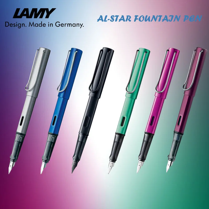 Оригинальная алюминиевая авторучка Lamy Al-Star Special Edition металлический зажим эргономичная пластиковая рукоятка