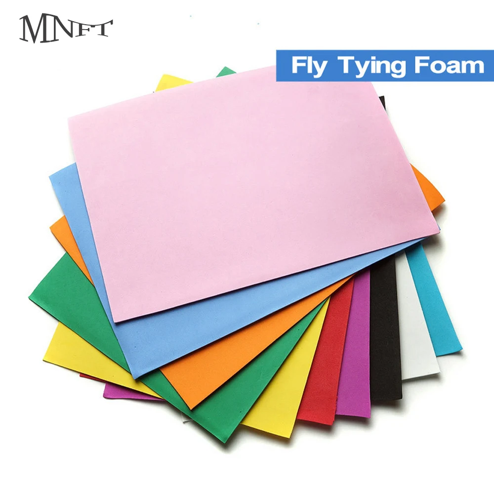 

MNFT 25x25 см 30 шт. Бесплатная доставка Оптовая продажа Цветная Пена Mayfly Funky DIY Fly Рыбалка выбор