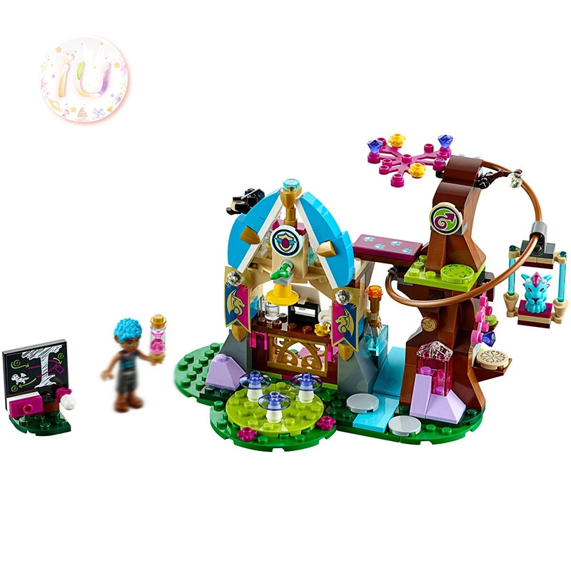 Legoings BELA 10501 Elves elventale школа драконов строительные блоки игрушки для детей подарки