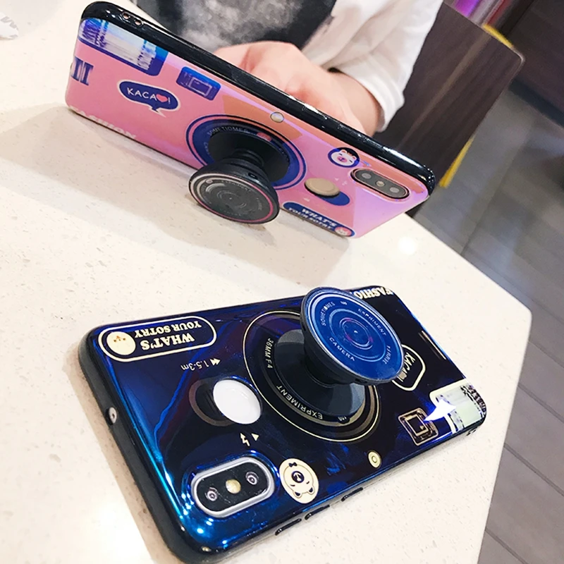 Синий светильник чехол для huawei Y9 Y9 Honor 8X Y7 Pro Y6 Pro Honor 8C Honor вид 20 Nova 3i задняя крышка Камера