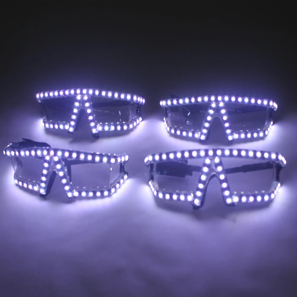 Светодиодные очки Rave LED светящиеся для вечеринки на Пасху Рождество Хэллоуин