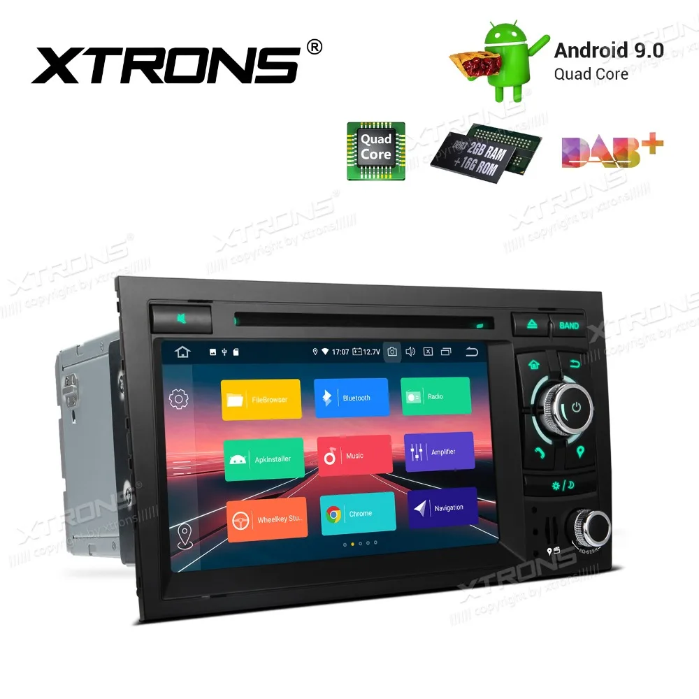 XTRONS Plug & Play дизайн Android 9 0 автомобильный стерео DVD мультимедийный плеер для Audi A4 S4 RS4