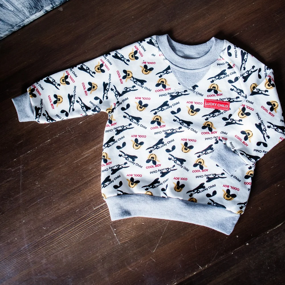Кофта Lucky Child арт. 44 12pf (Крутой парень) [сделано в России доставка от 2 х