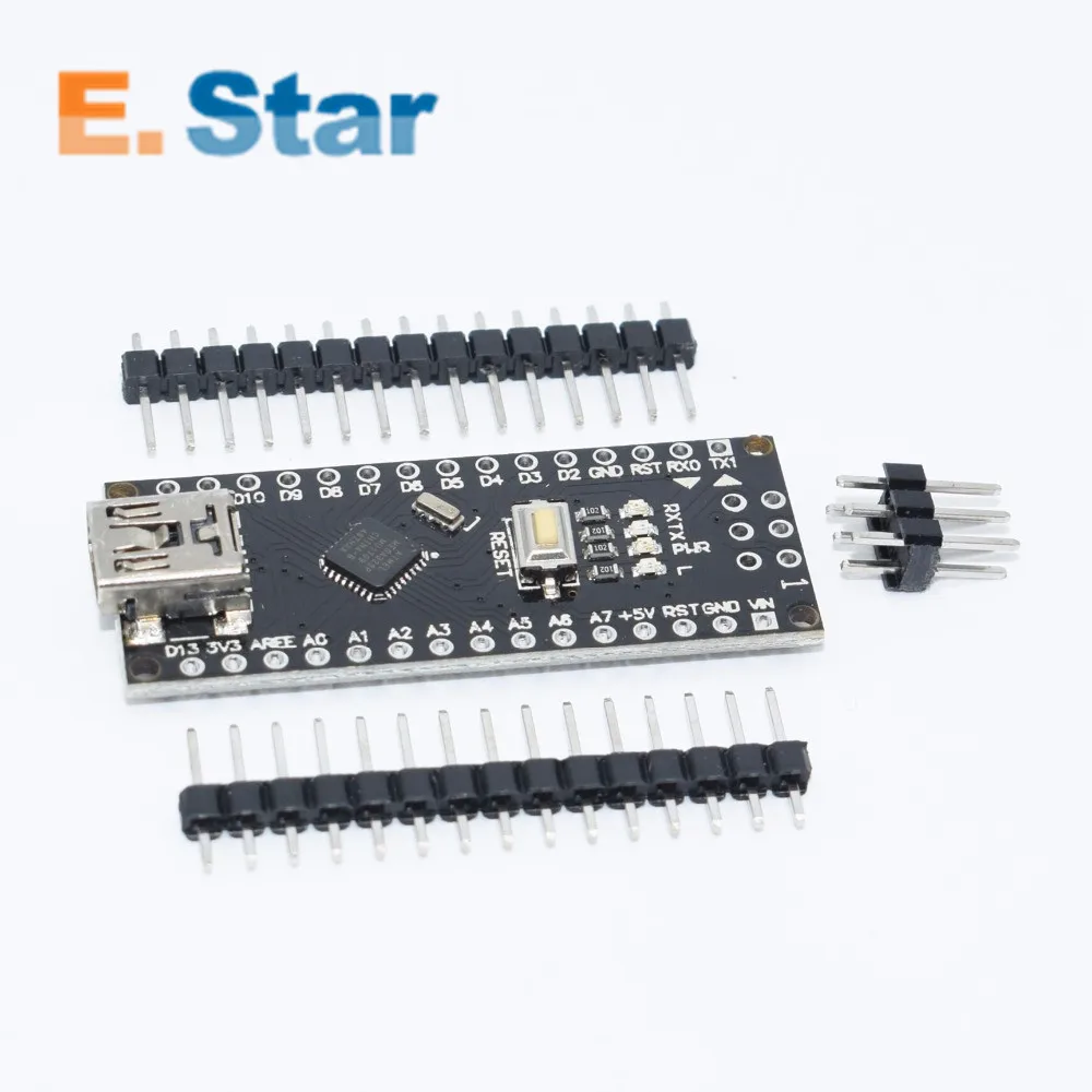 Nano Mini USB с Загрузчиком совместимый Nano 3,0 контроллер для arduino CH340 USB драйвер 16 МГц Nano v3.0 ATMEGA328P/168 P