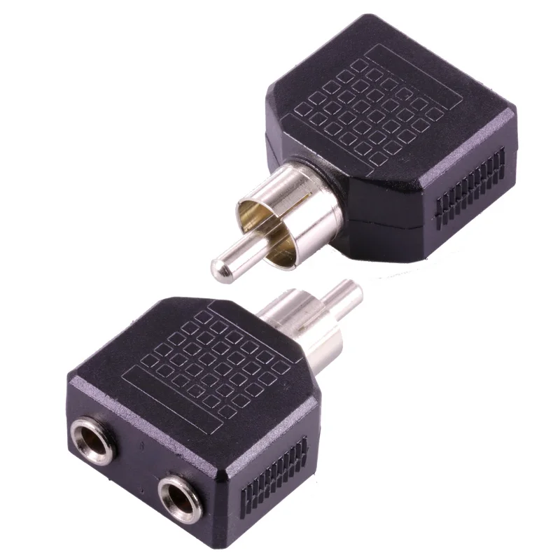 3 шт. разъёмы для наушников 5 мм 2x3 5|jack 3.5mm|jack to rcajack jack |