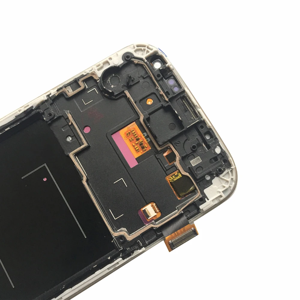 ЖК дисплей с рамкой для SAMSUNG Galaxy S4 дигитайзером сенсорного экрана i9500 i9505 i9506 i9515 i337