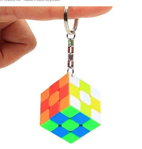 Cuber Speed Mini 3x3 брелок-кубик-брелок волшебный куб кубик без наклеек яркий скоростной
