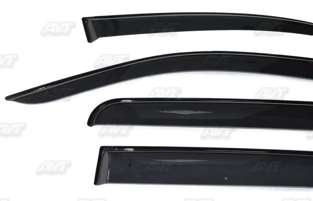 Window deflectors for Toyota Hilux 2006- 1 set-4 pcs car styling wind decoration guard vent visor rain guards