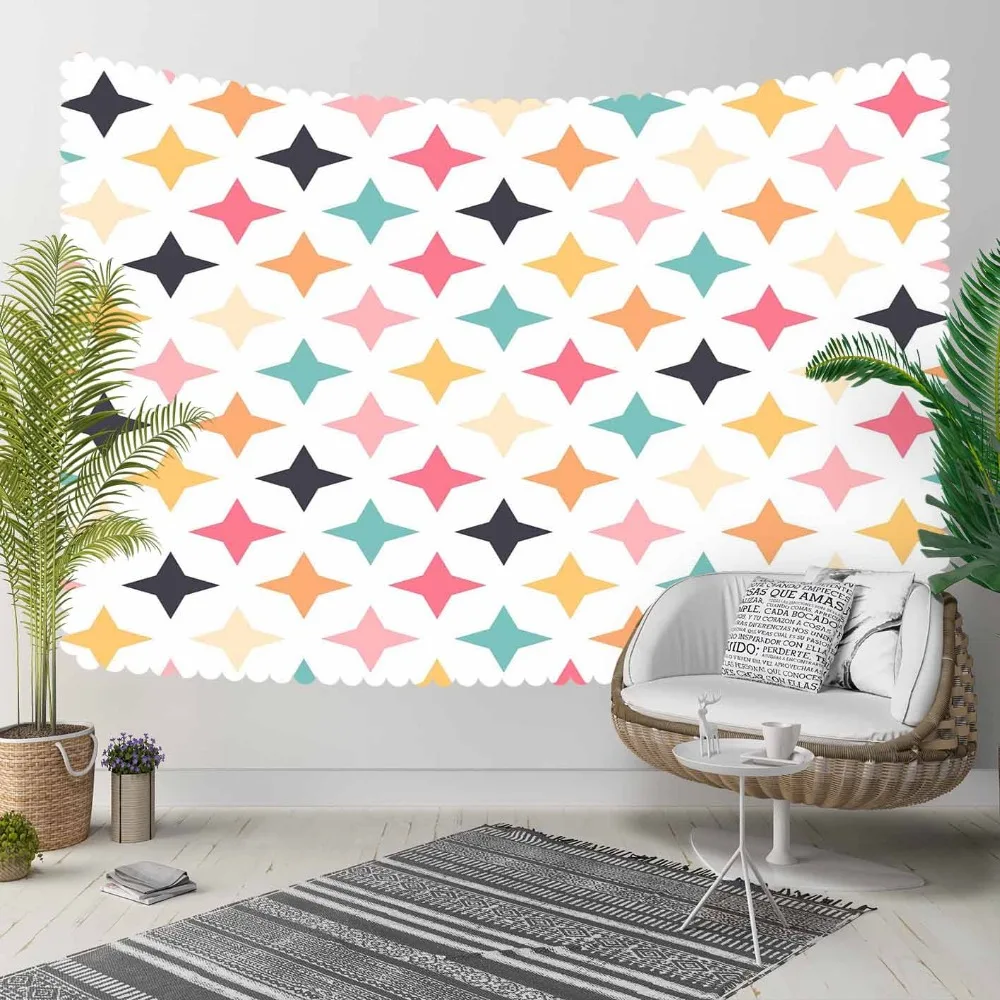 Еще желтый красные синие зеленый Плитки геометрический современный 3D печати