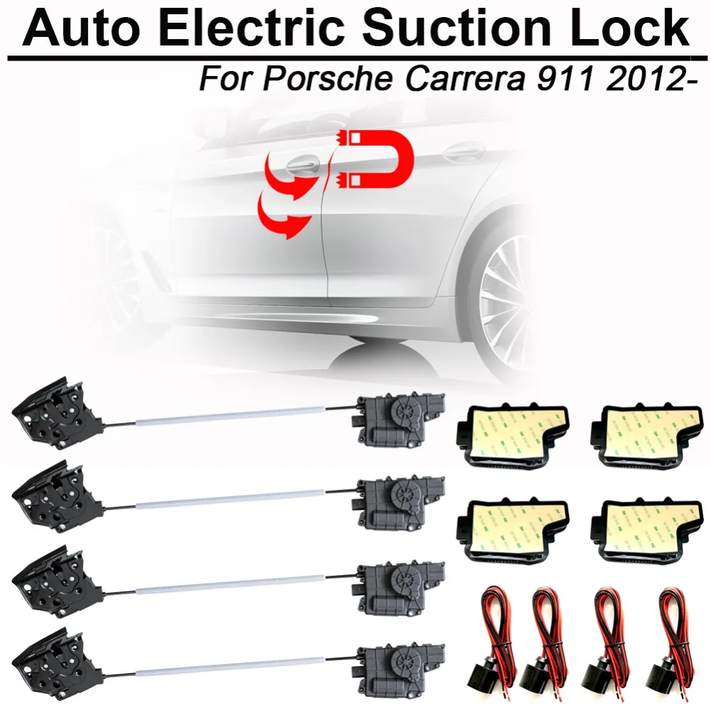 

CARBAR умный Автомобильный Электрический Всасывающий дверной замок для Porsche Carrera 911 автоматический мягкий закрытый супер тихий автомобильный дверь