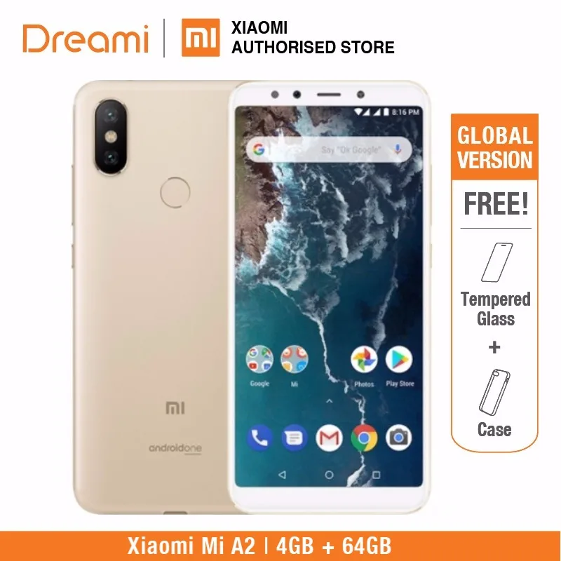 Глобальная версия Xiaomi Mi A2 64 ГБ rom 4 ram (абсолютно новая/запечатанная) mi a2 64gb