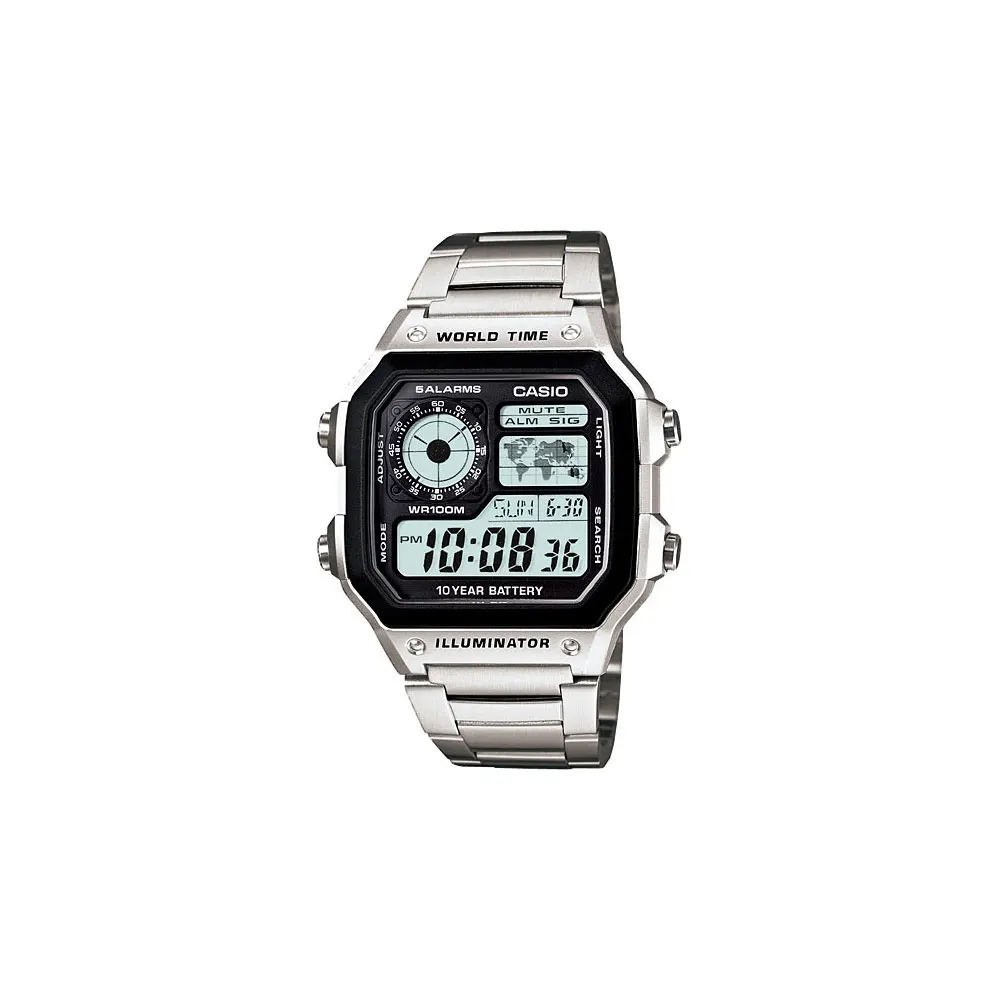 Quartz Wristwatches Casio for mens AE 1200WHD 1A Watches Mans Watch Wristwatch Wrist men|Мужские спортивные часы| |