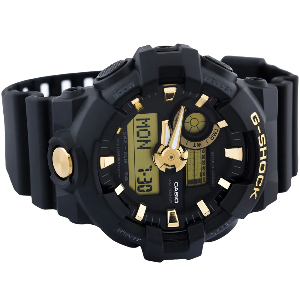 Quartz Wristwatches Casio for mens GA 710B 1A9 Watches Mans Watch Wristwatch Wrist men G Shock|Мужские спортивные часы| |